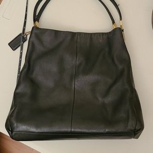Coach Black Leather Phoebe Hand bag